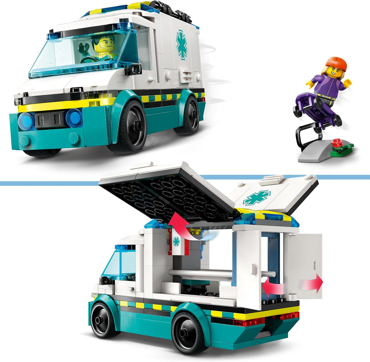 # Lego City Ambulance bouw- en speelset