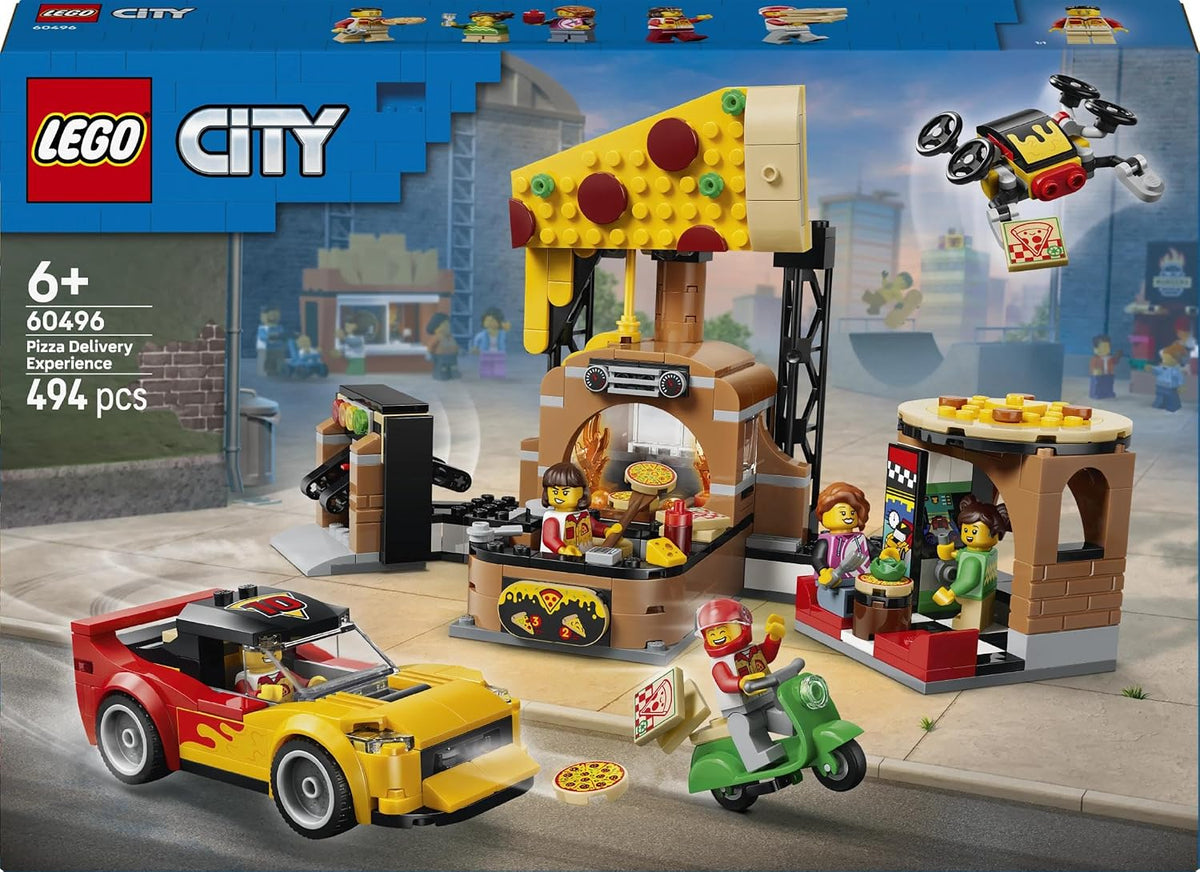 # Lego City Pizzacentrale met voertuigen