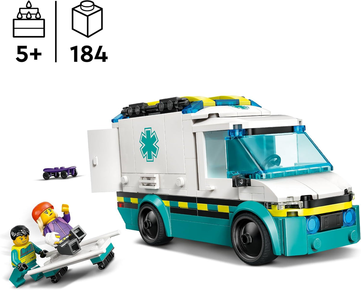 # Lego City Ambulance bouw- en speelset