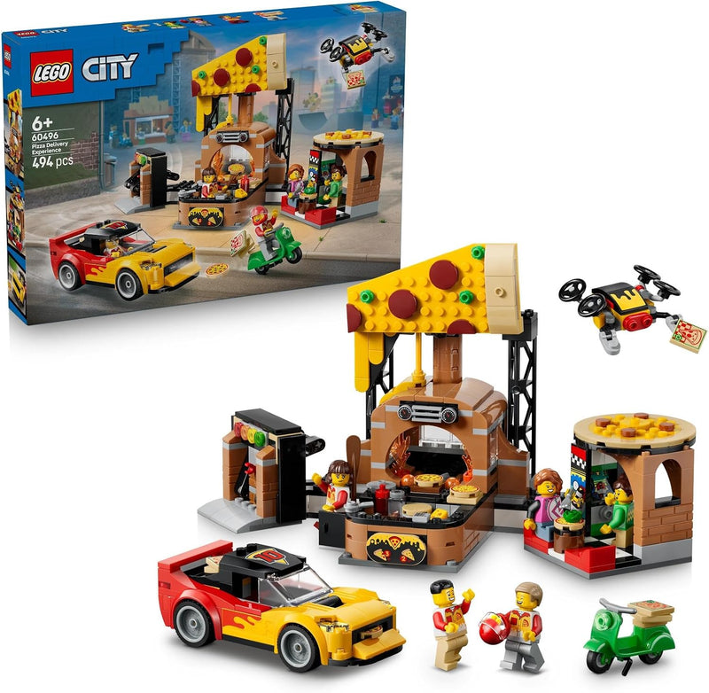 # Lego City Pizzacentrale met voertuigen