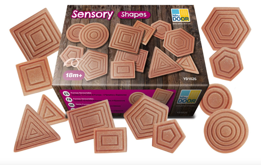 Sensory play stones, Tactile shapes