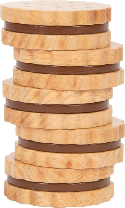 Wooden cookies
