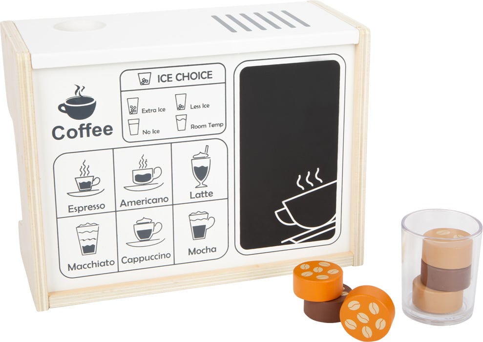 Wooden coffee maker, 9-piece