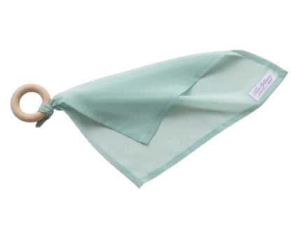 Playcycle speeldoek klein, 30 cm, met houten ring, diverse kleuren