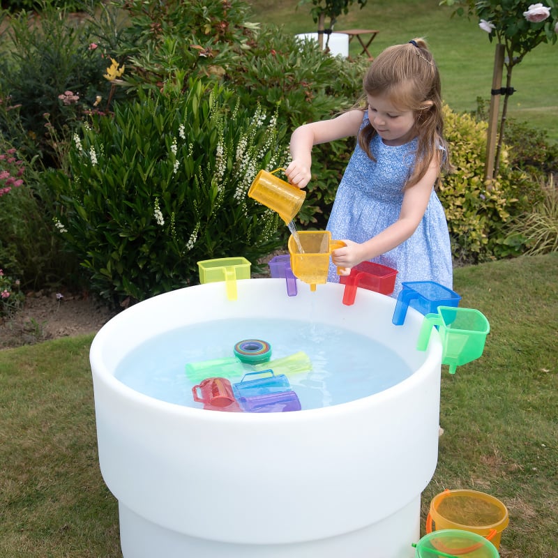 Tickit Translucent Colour Pouring Jugs, Set of 6