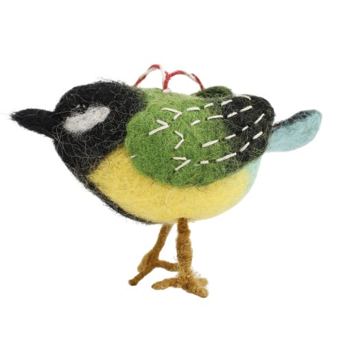 Set of 20 felt garden birds Fairtrade