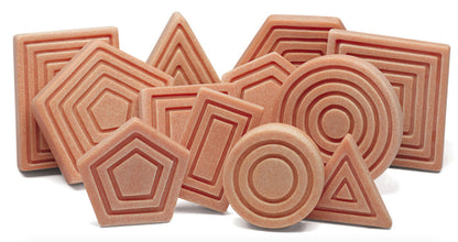 Sensory play stones, Tactile shapes