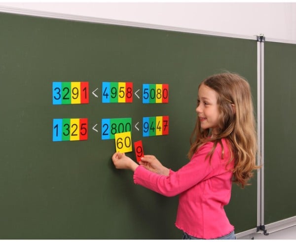 MAB magnetic number cards 1-9000
