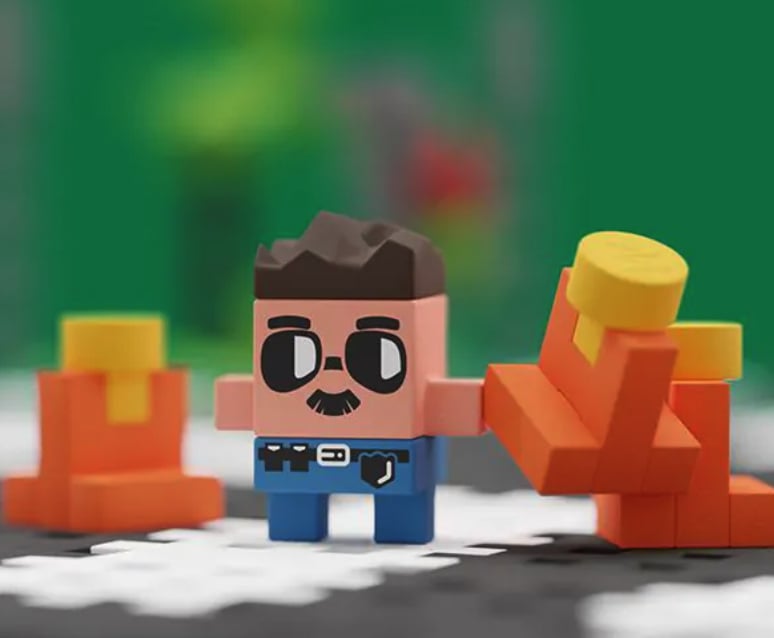 Mini Waffle Street, 280-piece (plusplus)