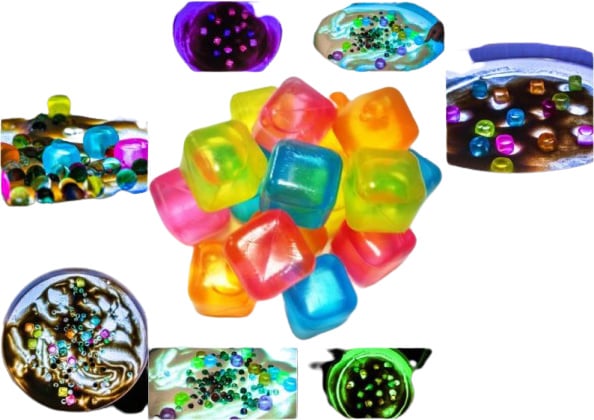 Color Cubes, 8 stuks