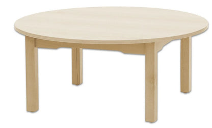 Wooden round table, 100 cm diameter