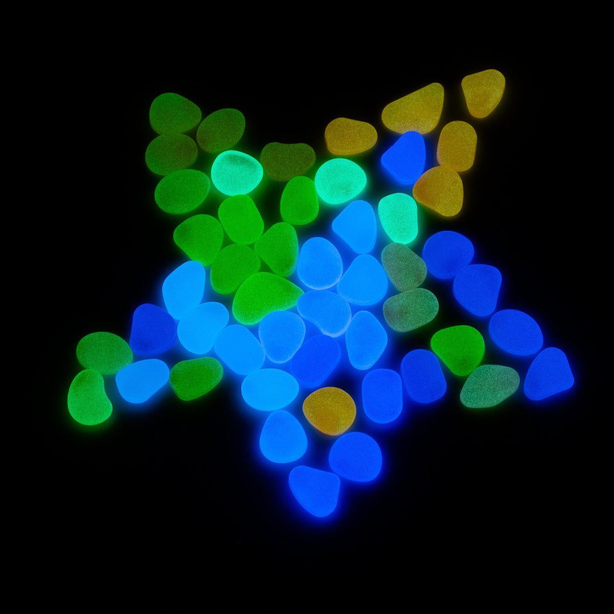 Glow in the dark pebbles