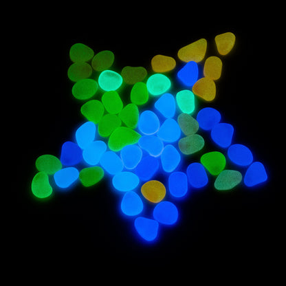 Glow in the dark pebbles