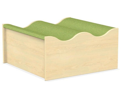 # Podiumdeel dubbele golf 75 x 75 cm, hoogte 36 cm