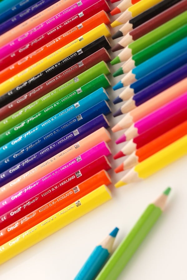 # Hexagonal Thick Colouring Pencils