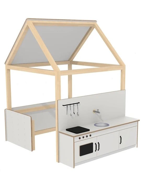 # Speelhuisje keuken R-zijde