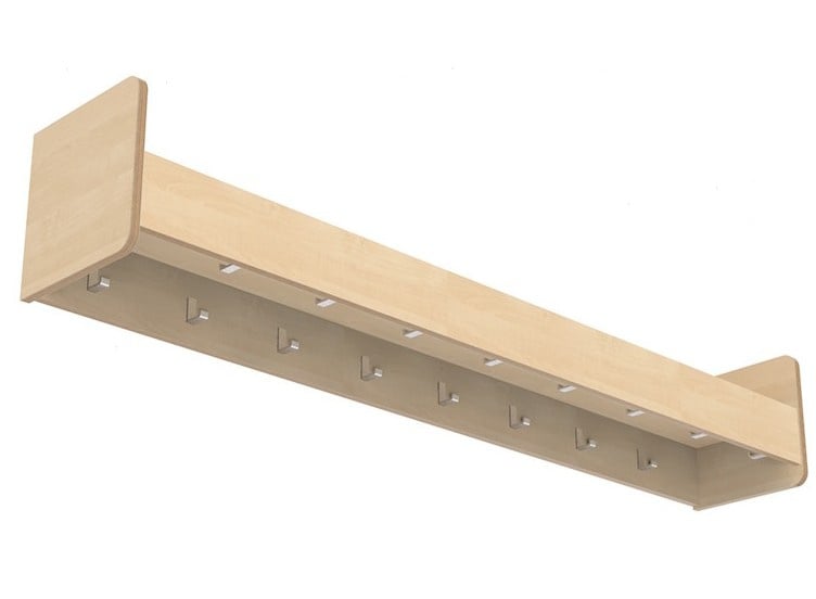 # Coat rack shelf 180 cm 16 hooks