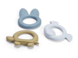 Bioplastic teething rings, set of 3