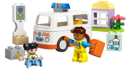 # Lego Duplo Ambulance met chauffeur
