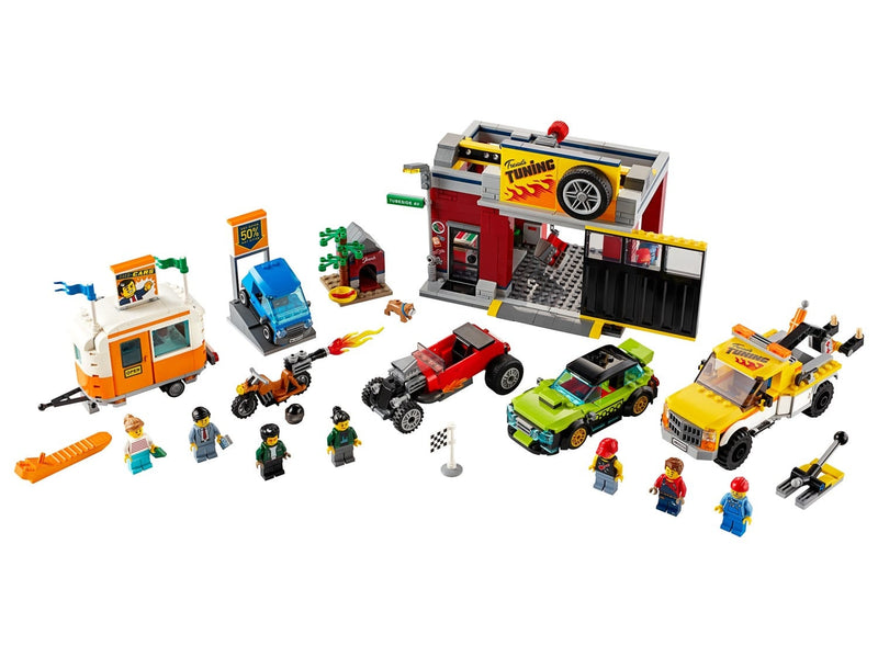 # Lego City Nitro Wheels tuning garage 869-delig