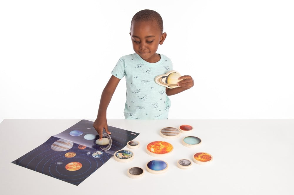 Tickit Wooden Planet Set, 11-Piece
