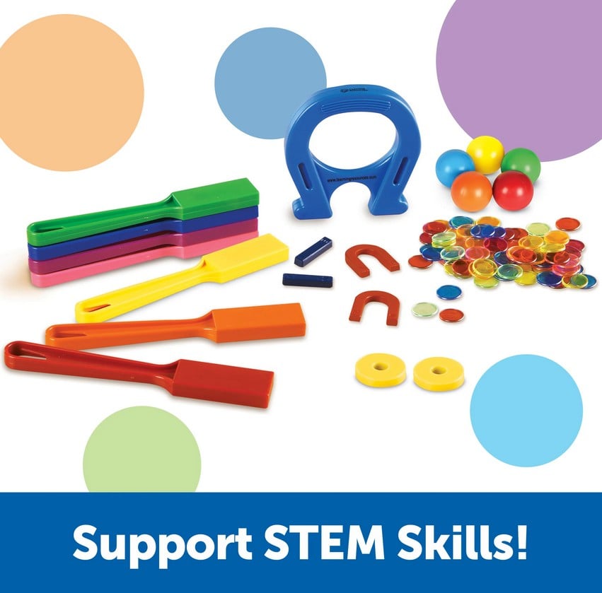 Learning Resources Super Magnet Lab Kit (119-piece)