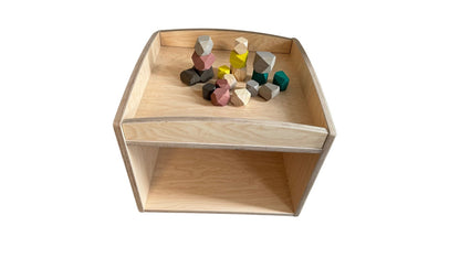 Play table with raised edge for baby and toddler