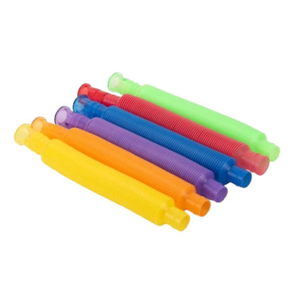 Tickit Rainbow Translucent Flexible Tubes, set of 6