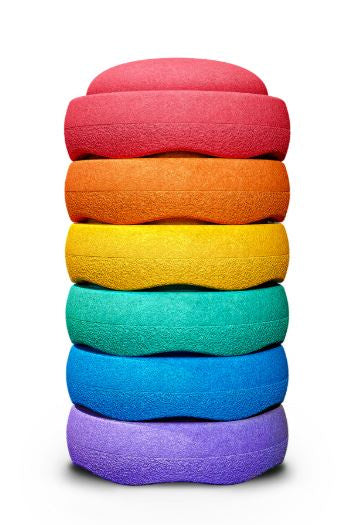 # Stapelstein Original Rainbow, set of 6