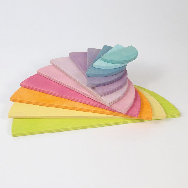 Grimms halve cirkels pastel kleurig