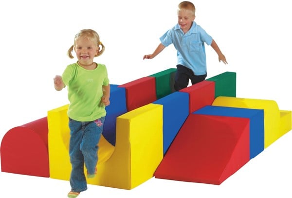 Soft Play Building Blocks Labyrinth 14-piece, multiple colors available!