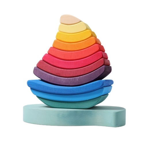 Grimms regenboog boot 12-delig