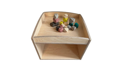Play table with raised edge for baby and toddler