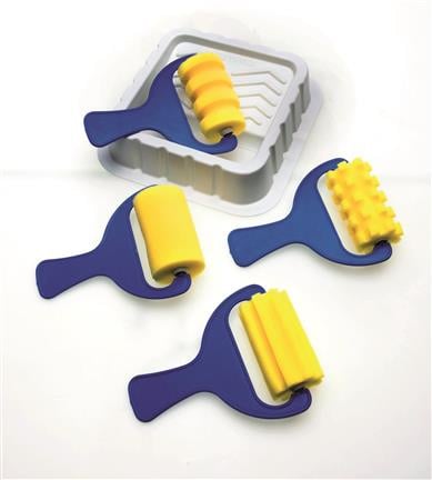 # Sponge rollers 4 patterns