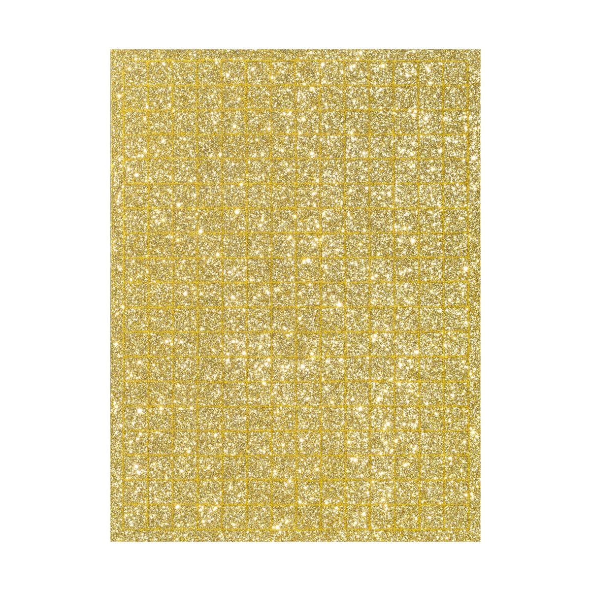 Craft Foam Mosaic Glitter, 15 x 20 cm, 6 sheets, 6 assorted colours.
