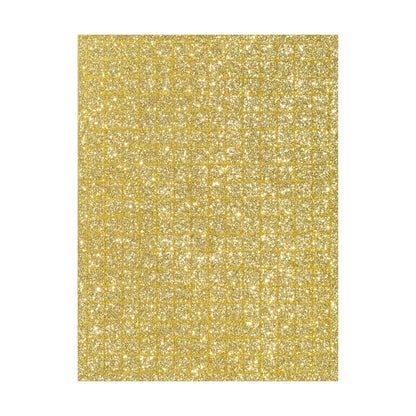 Craft Foam Mosaic Glitter, 15 x 20 cm, 6 sheets, 6 assorted colours.