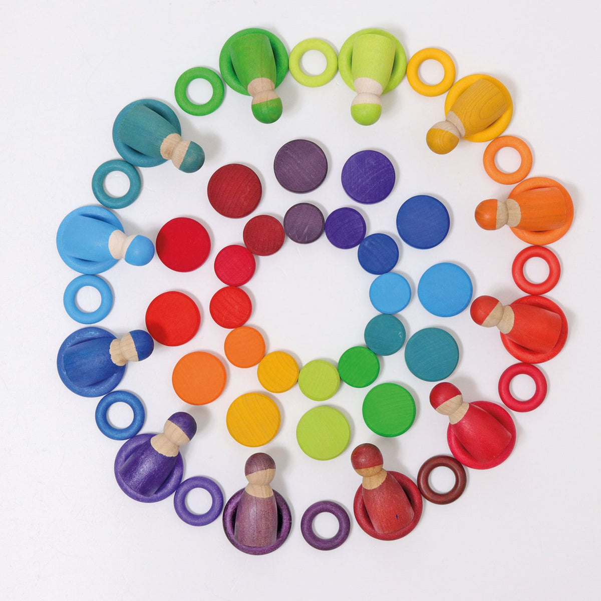 Grimms regenboog vriendjes, 12 stuks