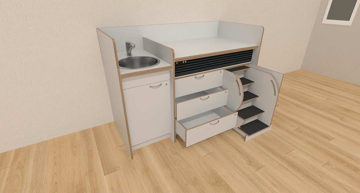 # Aankleedtafel 170 cm breed