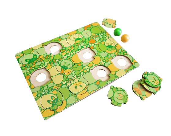 Set van 3 houten puzzels, 4 thema's