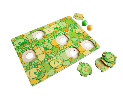 Set van 3 houten puzzels, 4 thema's