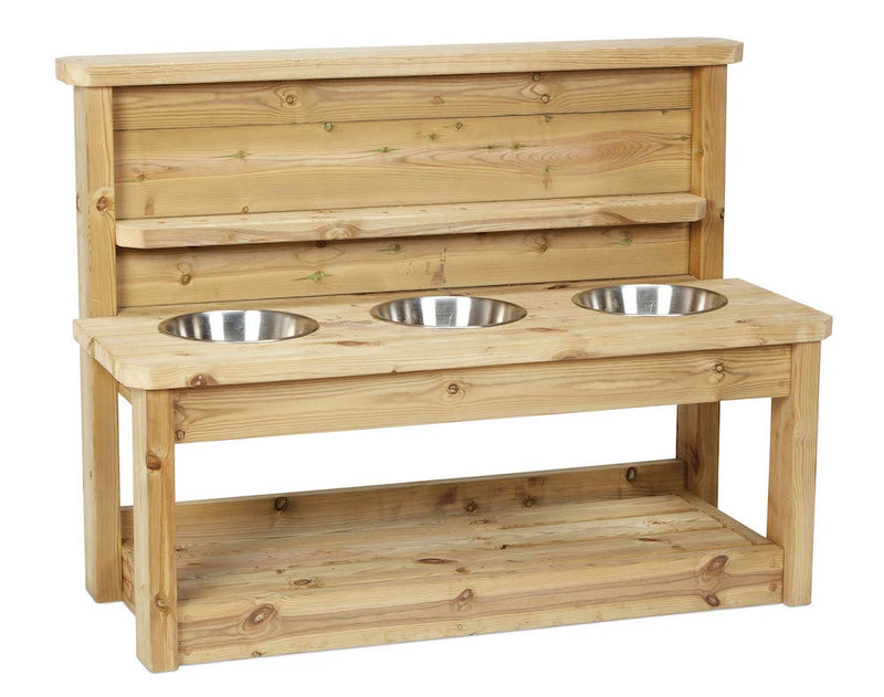 Buitenkeuken met 3 schalen