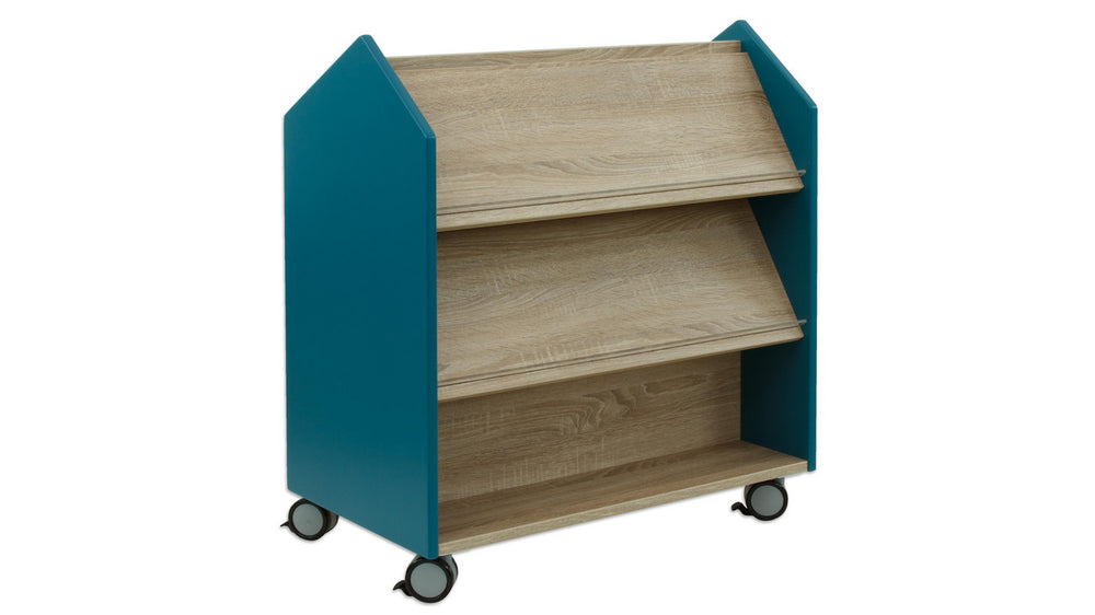 # EduCasa verrijdbare bibliotheek wit