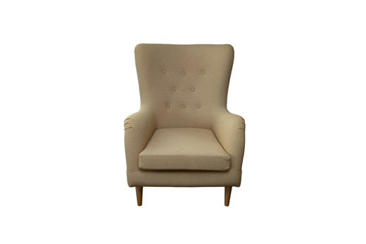 Wingback armchair reading chair Charlie