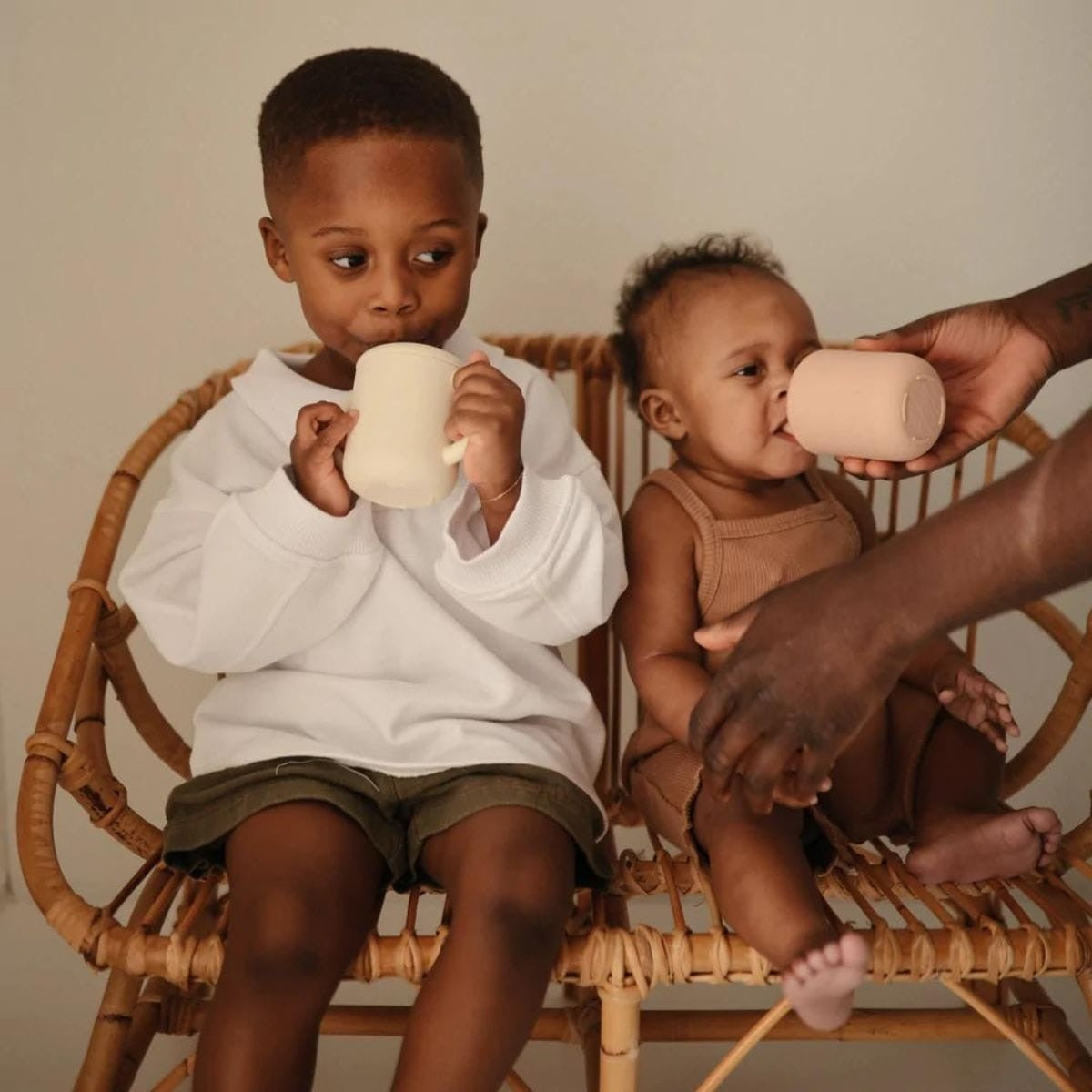 Silicone drinking cup