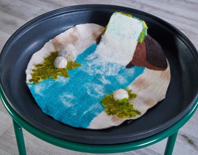 3D Vilten waterval mat