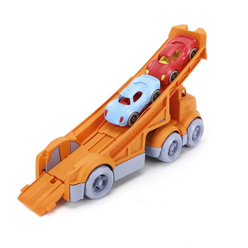 Greentoys Racewagen met twee raceauto's