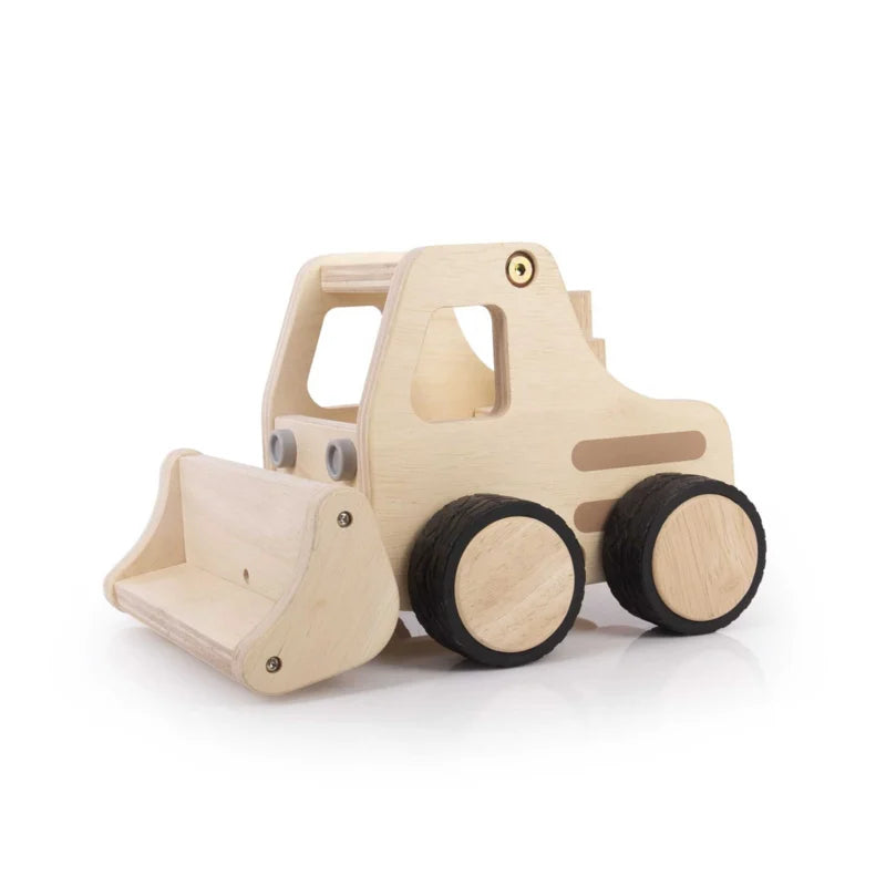 Houten graafmachine