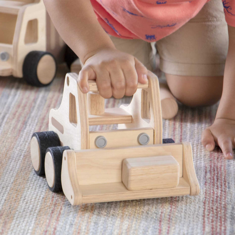 Houten graafmachine