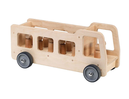 Large wooden bus