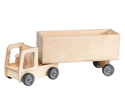 Large truck with trailer